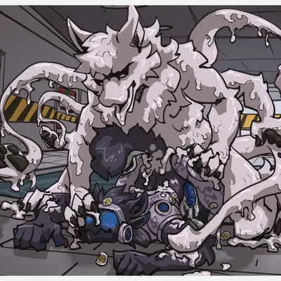 azure (floobspace), squid dog (changed) (changed (video game)) created by to(matto)3