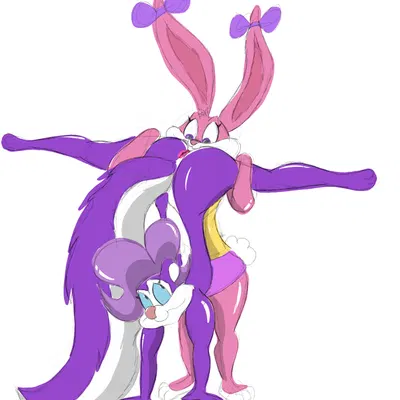 babs bunny, fifi la fume (tiny toon adventures, warner brothers) created by jrxt
