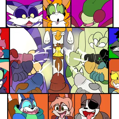 badgerclops, big the cat, bimm (cartoon network, danny phantom) created by darkburst