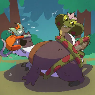 badgerclops, coby (mao mao), ratarang (cartoon network, mao mao: heroes of pure heart) created by argon vile