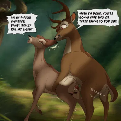 bambi, faline (bambi) (bambi (film), disney) created by backlash91