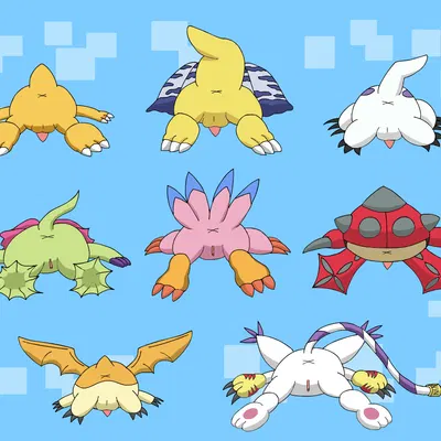 bandai namco, digimon created by pichu90