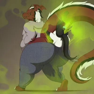 bau (bauisstinky), miasmagrowlmon (bandai namco, digimon) created by rikuaoshi