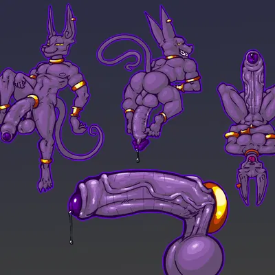 beerus (dragon ball, dragon ball super) created by velvetdraw