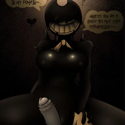 bendy the dancing demon, ink bendy (bendy and the ink machine, patreon) created by beanontoast