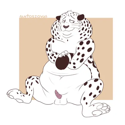 benjamin clawhauser (disney, zootopia) created by antoszowa