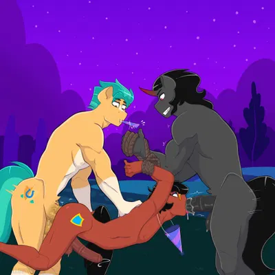 benjamin terrance tover (lunargoddess01), fan character, hitch trailblazer (mlp) (friendship is magic, hasbro) created by shallowwin