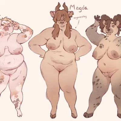 bianca (niochem), gwen (niochem), magda (niochem) created by niochem