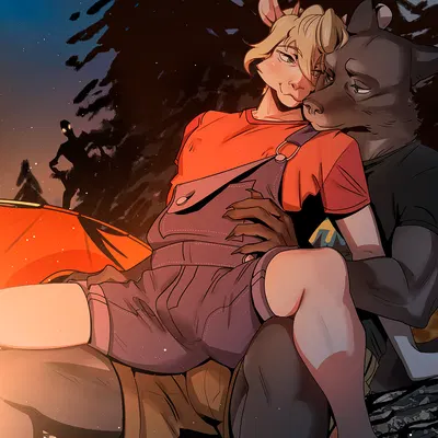 blake (furlough games), percy (furlough games) (furlough games, furry shades of gay) created by foggy capybara