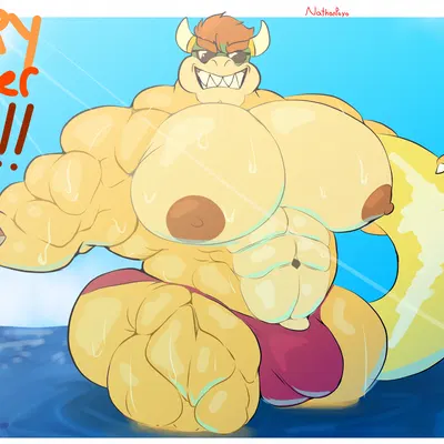 bowser (bowser day, mario bros) created by nathanlepoyo