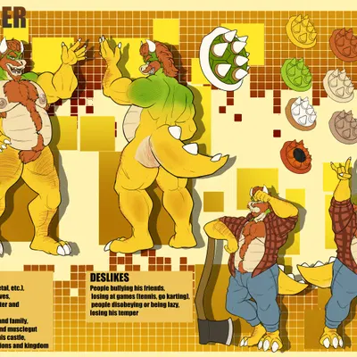 bowser (mario bros, nintendo) created by shawd