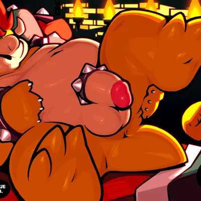 bowser (mario bros, nintendo) created by thezestiestbone