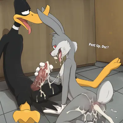 bugs bunny, daffy duck (looney tunes, warner brothers) created by lizardlars