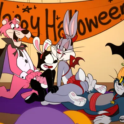 bugs bunny, felix the cat, snagglepuss (felix the cat (series), halloween) created by hairlessboyblunder