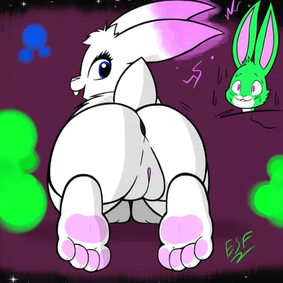 bungee (over the moon), cosmic, jade (over the moon) (over the moon) created by electricsnowfox