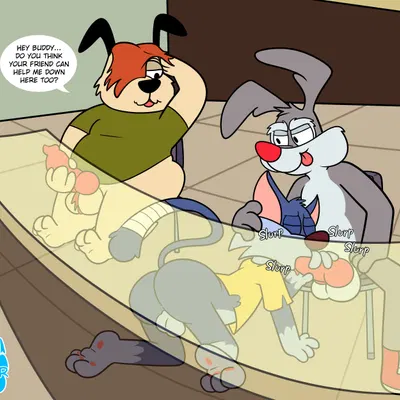 calamity coyote, furrball (tiny toon adventures, tiny toons looniversity) created by grolarbearsins