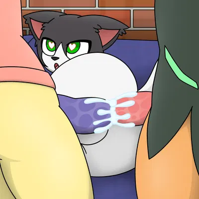 candybite (poisonedcherry), carrot (carrotsjamz), jota the cat (nintendo, pokemon) created by whygenamoon