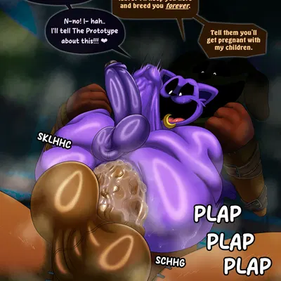 catnap (poppy playtime), dogday (poppy playtime) (mob entertainment, poppy playtime) created by kiffy (artist)