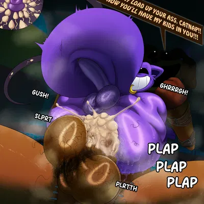 catnap (poppy playtime), dogday (poppy playtime) (mob entertainment, poppy playtime) created by kiffy (artist)