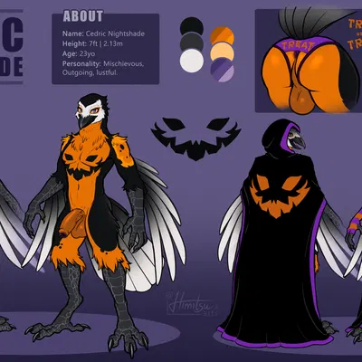 cedric nightshade (furchev) (halloween) created by himitsuarts