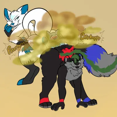 ceirus, skunkor, ych (character) created by skunkbutts