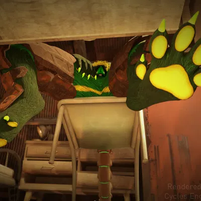 chaos canine (nimbkoll), lance barrowpaw, raider (fallout) (fallout, microsoft) created by lance the lich