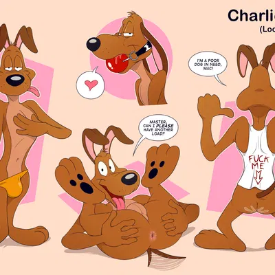 charlie dog (looney tunes, warner brothers) created by anti dev