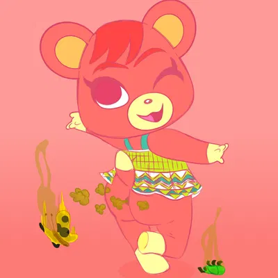 cheri (animal crossing) (animal crossing, nintendo) created by stinkify