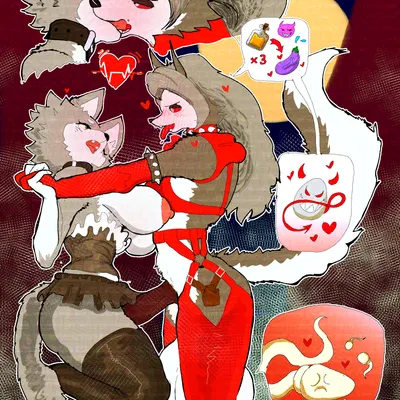 chim chim cheree (kimcuongnguyen), loona (helluva boss) (hellaverse, helluva boss) created by kimcuongnguyen