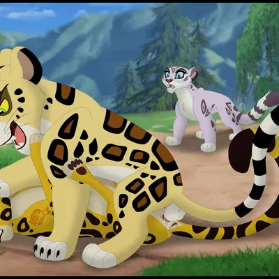 chuluun, fuli, makucha (disney, the lion guard) created by kaion