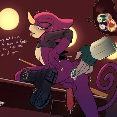 clutch the opossum, espio the chameleon (idw publishing, sega) created by toodamncycle