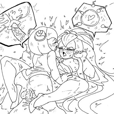 cosmo the seedrian, earthia the seedrian (sega, sonic the hedgehog (series)) created by kaitopitoo