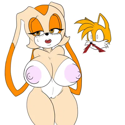 cream the rabbit, miles prower (sega, sonic the hedgehog (series)) created by little-gray-bunny, third-party edit