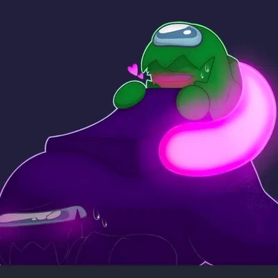 crewmate (among us), green (rodamrix), impostor (among us) (among us, among us (rodamrix)) created by toxic love nsfw