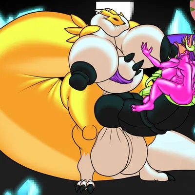 crown (usernamecrownisalreadytake), viv (evilfoxyfull) (bandai namco, digimon) created by evilfoxyfull