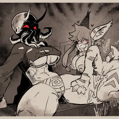 cthulhu, niri (cakebatterbossmonster) (cthulhu mythos, h. p. lovecraft) created by darkhatboy