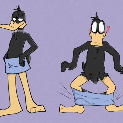 daffy duck (looney tunes, warner brothers) created by kickingkeldeo