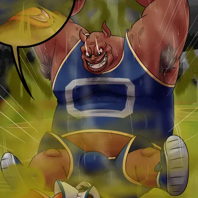 daffy duck, pound (space jam) (looney tunes, space jam) created by laught468