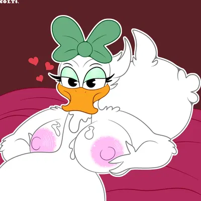 daisy duck, donald duck (disney, mickey mouse works) created by colty8