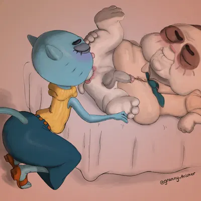 daniel senicourt, mary senicourt (cartoon network, the amazing world of gumball) created by granny fricker