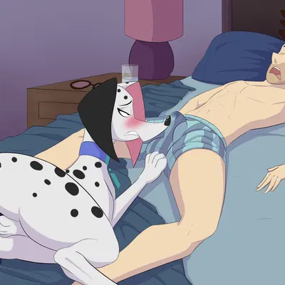 dave (101 dalmatians), delilah (101 dalmatians) (101 dalmatian street, 101 dalmatians) created by reminic