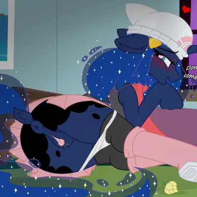 dawn (pokemon), princess luna (mlp) (friendship is magic, halloween) created by sherathoz, tolpain