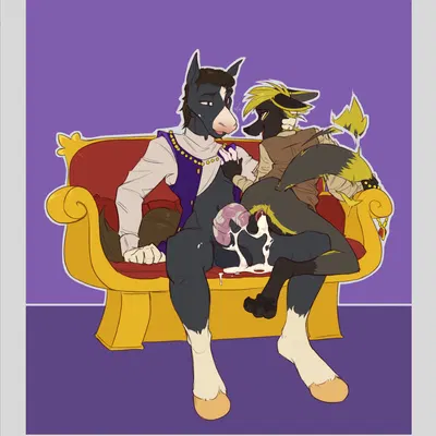 dent (ulverz), oliver (bunrakuken) created by ittybittykittytittys