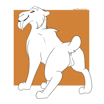 diego (ice age) (blue sky studios, ice age (series)) created by antoszowa