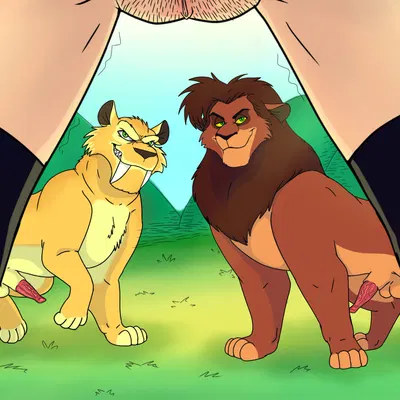 diego (ice age), kovu (the lion king) (blue sky studios, disney) created by cajuzinho02
