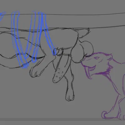 diego (ice age), shira (ice age) (blue sky studios, ice age (series)) created by fuzzytubething