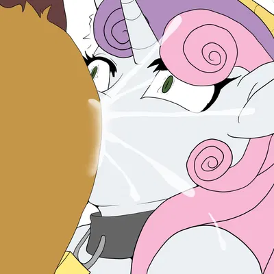 discord (mlp), sweetie belle (mlp) (friendship is magic, hasbro) created by hunnihoodie