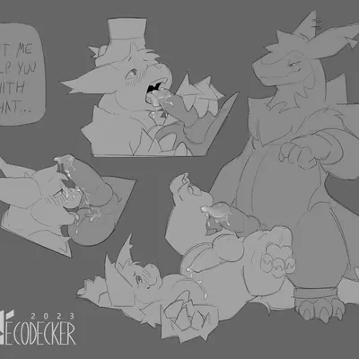 duster (decodecker), flint (decodecker) (nintendo, pokemon) created by decodecker