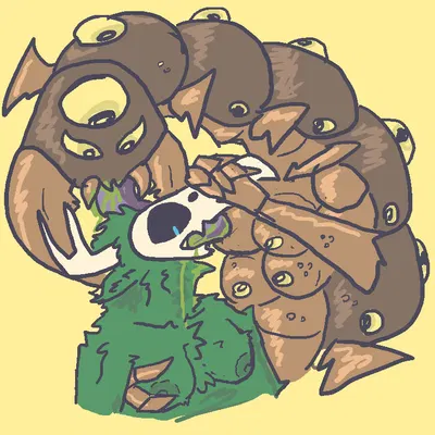 eater of worlds (terraria) (terraria) created by woodhouse3d