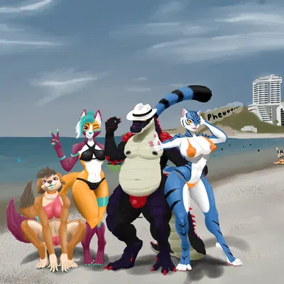 el pollo, lexi (drawlexia), sydney (sydney onmars) created by critters collective, zoemezune